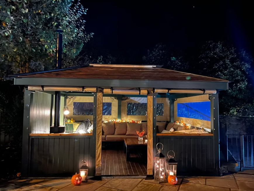 Luxury timber gazebo