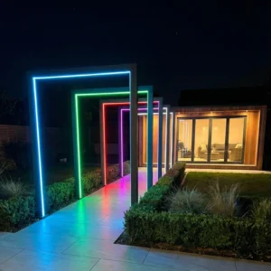 Aluminum LED archways